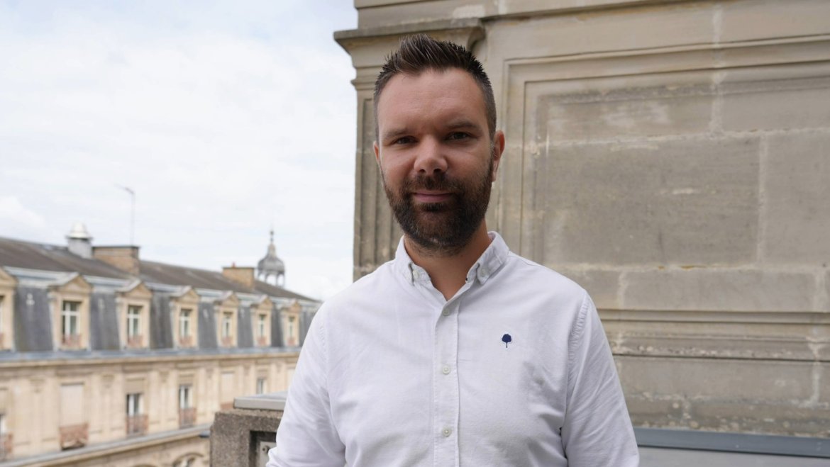 Dylan Cottereau, professionnel de l'immobilier au Mans.