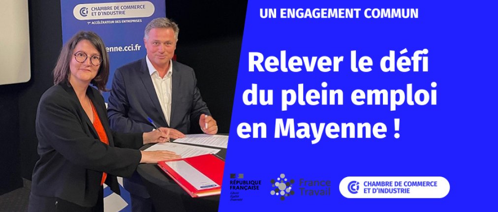 Protocole de coopération CCI Mayenne et France Travail