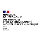 Logo Ministère de l'economie, des finances et de la souverainete industrielle et numerique